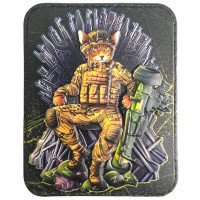 Шеврон ПВХ 3D Тактикульний Котяра