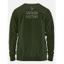 Світшот Медоїд Завжди Лютий GANK Dark Olive Limited