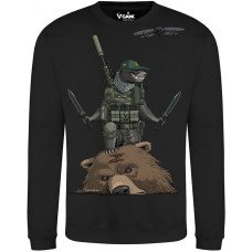 Світшот Медоїд Завжди Лютий GANK Black Limited