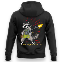 Худі GANK Єнот з Покемоном Завжди Лютий Limited Black