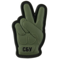 Шеврон ПВХ 3D СБУ Victory olive