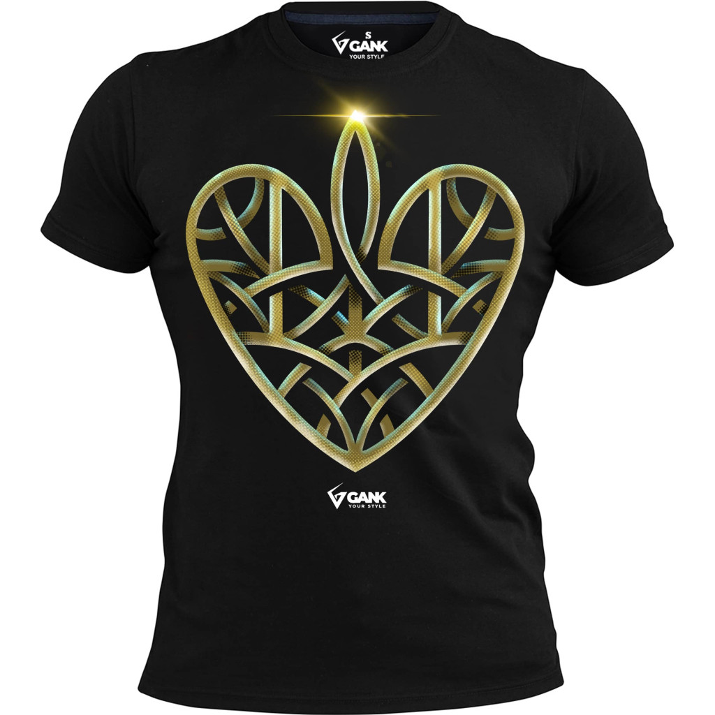Футболка Heart Trident GANK Black