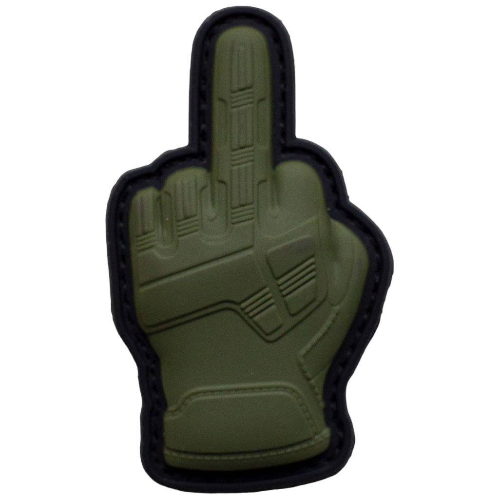 Шеврон ПВХ 3D F*ck olive