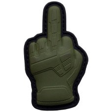 Шеврон ПВХ 3D F*ck olive