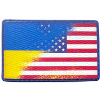 Шеврон ПВХ Прапор Ukraine/USA Gen2
