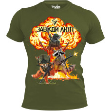 Футболка ТРІО Лютих GANK Olive