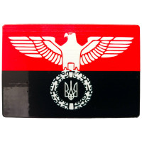 Наліпка GANK Римський орел Black/Red