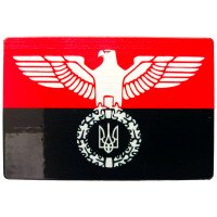 Наліпка GANK Римський орел Black/Red