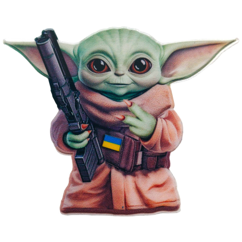 Наліпка GANK 3D ҐРОҐУ Йода