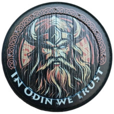 Шеврон ПВХ Круглий In Odin We Trust Шеврон ПВХ Круглий In Odin We Trust
