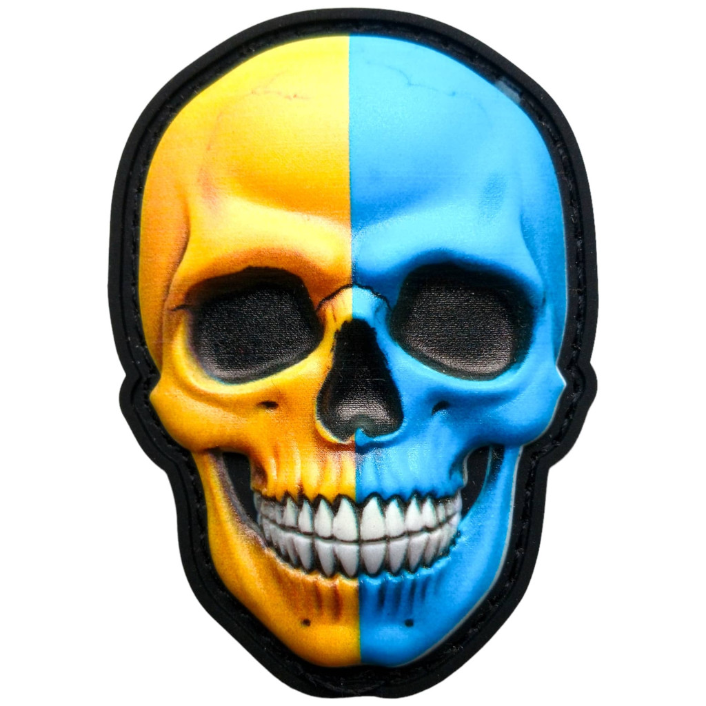 Шеврон ПВХ Маска Yellow/Blue