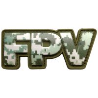 Шеврон ПВХ Фігурний FPV Pixel
