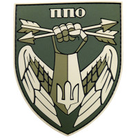 Шеврон ПВХ Щит ППО Olive