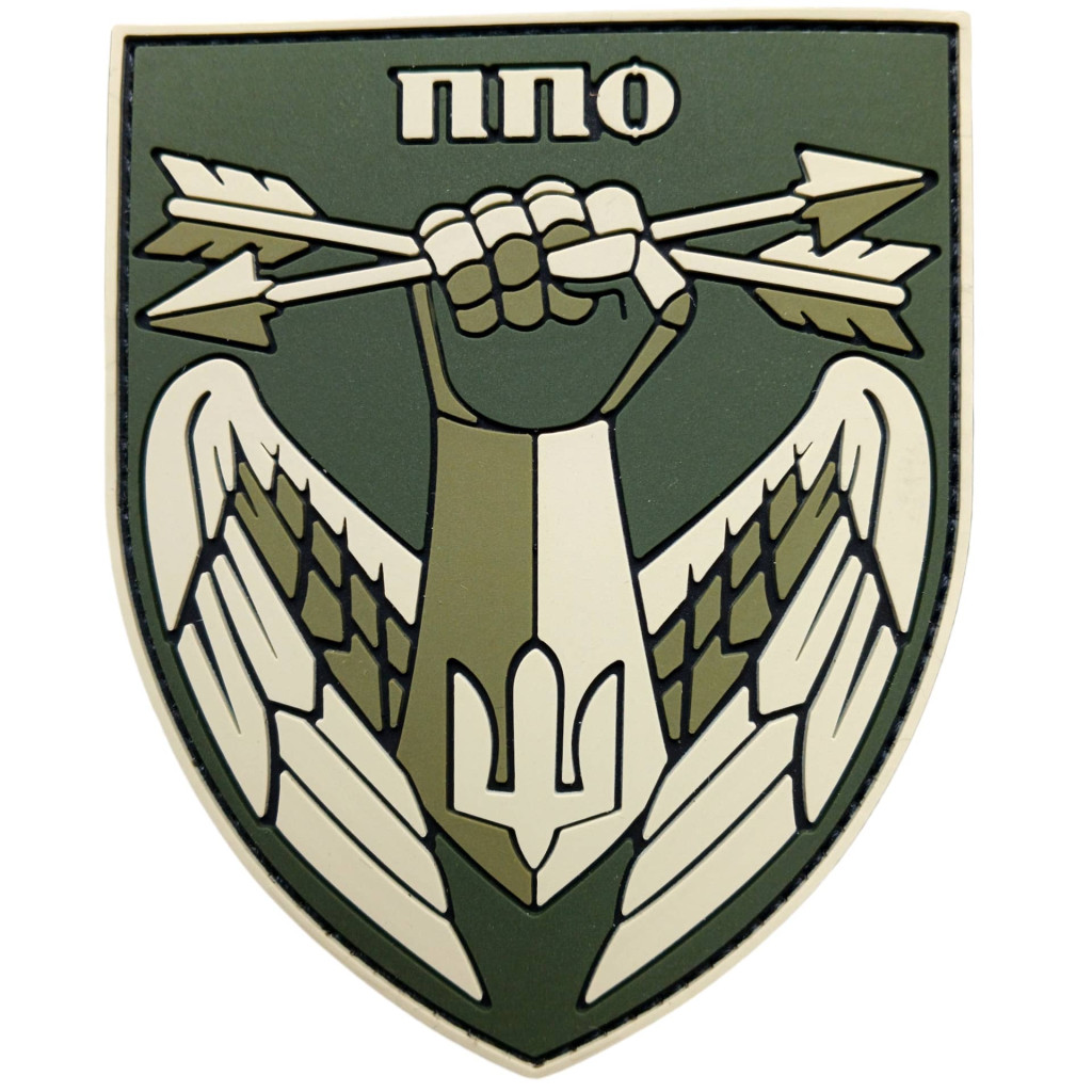 Шеврон ПВХ Щит ППО Olive