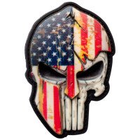 Шеврон ПВХ Punisher Sparta USA