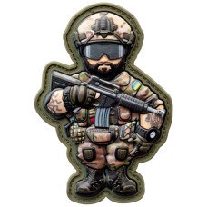 Шеврон ПВХ 3D Штурмовик Olive