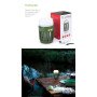 Ліхтар кемпінговий Naturehike з захистом від комарів NH20ZM003 green