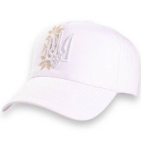 Кепка Тризуб Орнамент White/Brown