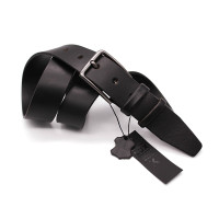 Ремінь класичний KREMEN  Lux Black 703