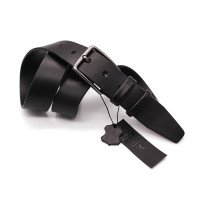 Ремінь класичний KREMEN  Lux Black 703