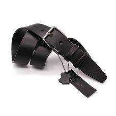 Ремінь класичний KREMEN  Lux Black 703