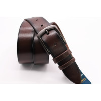 Ремінь класичний KREMEN  brown 219