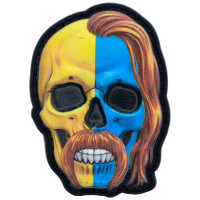 Шеврон ПВХ Маска Козак Yellow/Blue