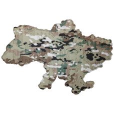 Панель для шевронів Мапа України з тризубами Multicam