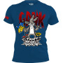 Футболка GANK Заєць з прапором Dark Blue