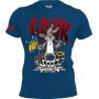 Футболка GANK Заєць з прапором Dark Blue
