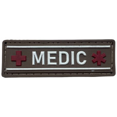 Шеврон ПВХ Полоска Medic Brown Шеврон ПВХ Полоска Medic Brown