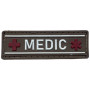 Шеврон ПВХ Полоска Medic Brown