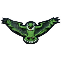 Шеврон ПВХ 3D Сова Green