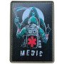 Шеврон ПВХ Medic Skull Olive