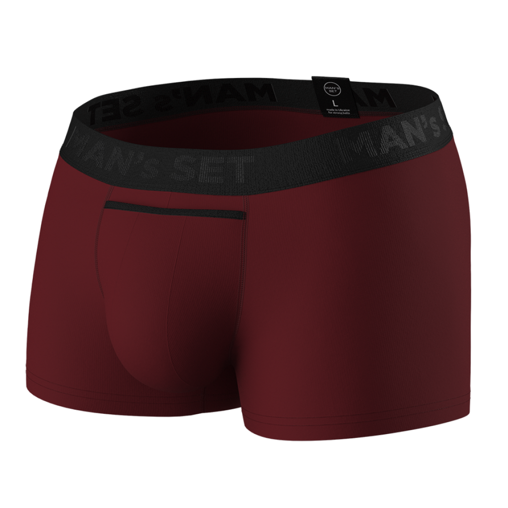 Чоловічі анатомічні боксери Anatomic Classic 1.2 Black Series, бордовий