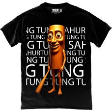 Футболка Tung Tung Tung Sahur black
