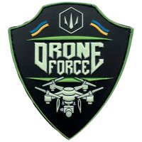 Шеврон ПВХ Drone Force Люмі Black
