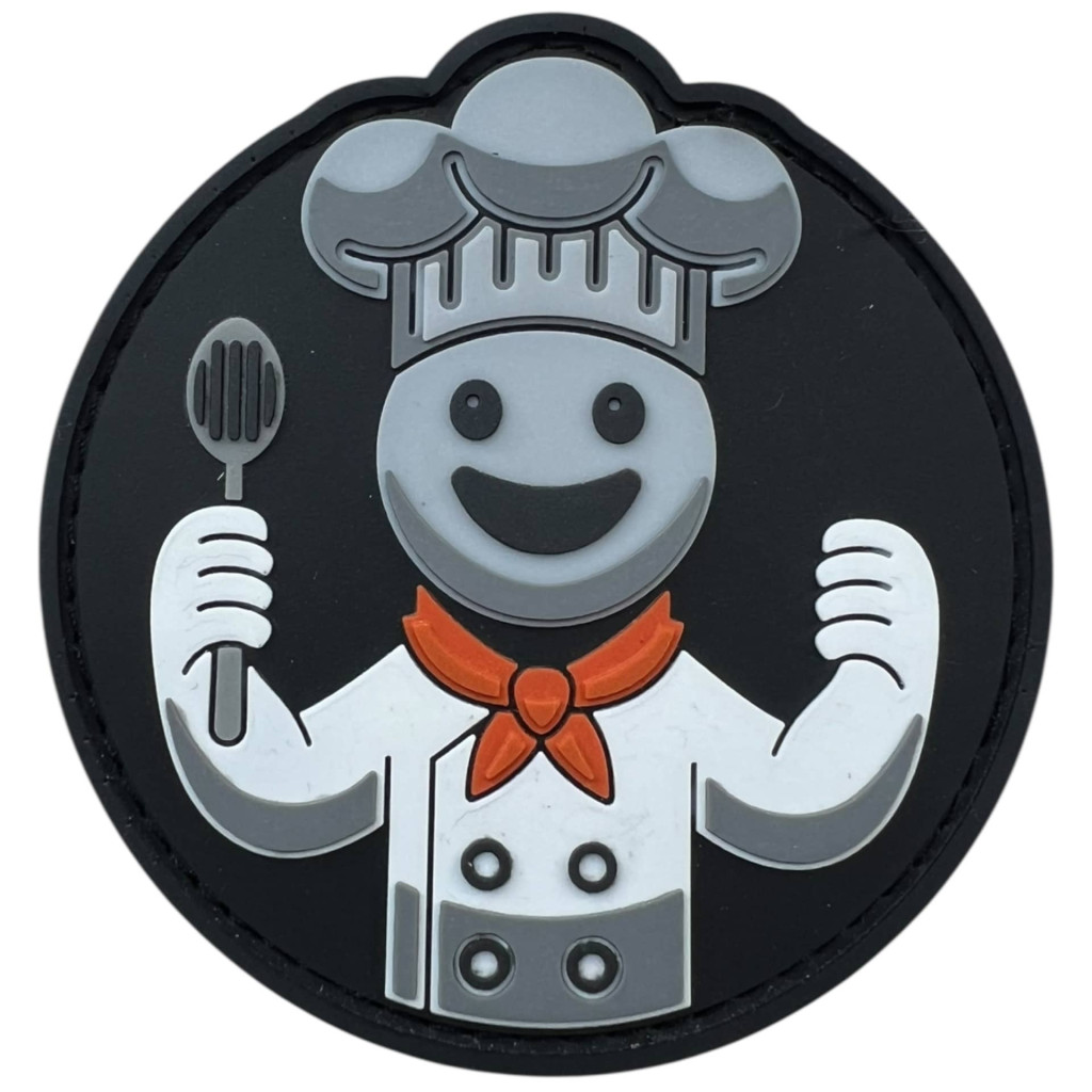 Шеврон ПВХ Кухар фігурний