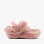 Утеплені клоги (сабо) HUSKY Powder Pink