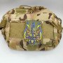 Шеврон ПВХ 3D Тризуб зі зброї Olive
