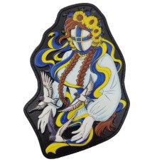 Шеврон ПВХ 3D Мотанка Yellow\Blue