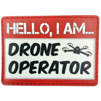 Шеврон ПВХ Привіт, я Drone operator