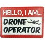 Шеврон ПВХ Привіт, я Drone operator