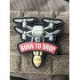 Шеврон ПВХ 3D Born to Drop