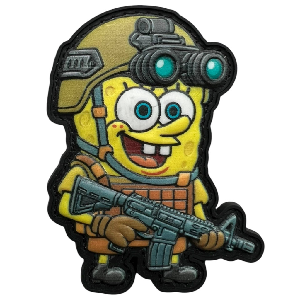 Шеврон ПВХ 3D Спанч Боб