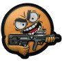 Шеврон ПВХ 3D Emoji Smile Crazy