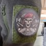 Шеврон ПВХ круглий Завжди перші череп