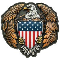 Шеврон ПВХ 3D Eagle