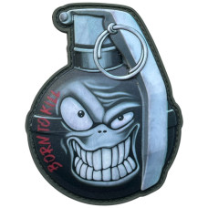 Шеврон ПВХ 3D Smile Born to Kill 