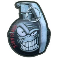 Шеврон ПВХ 3D Smile Born to Kill 